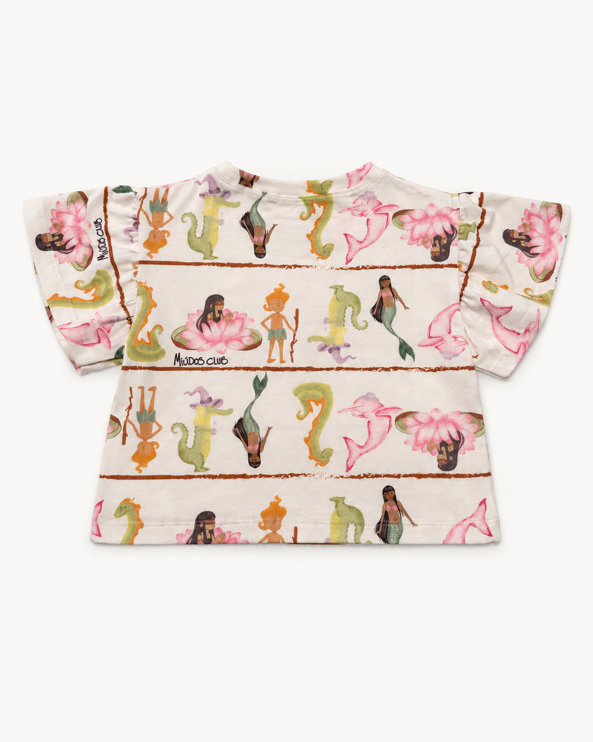 Miúdos Club — Blusa Folclore — Flat lay — costas