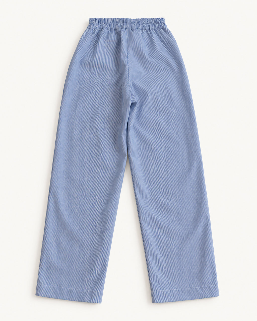 Miúdos Club — Calça Listradinha — flat lay — costas