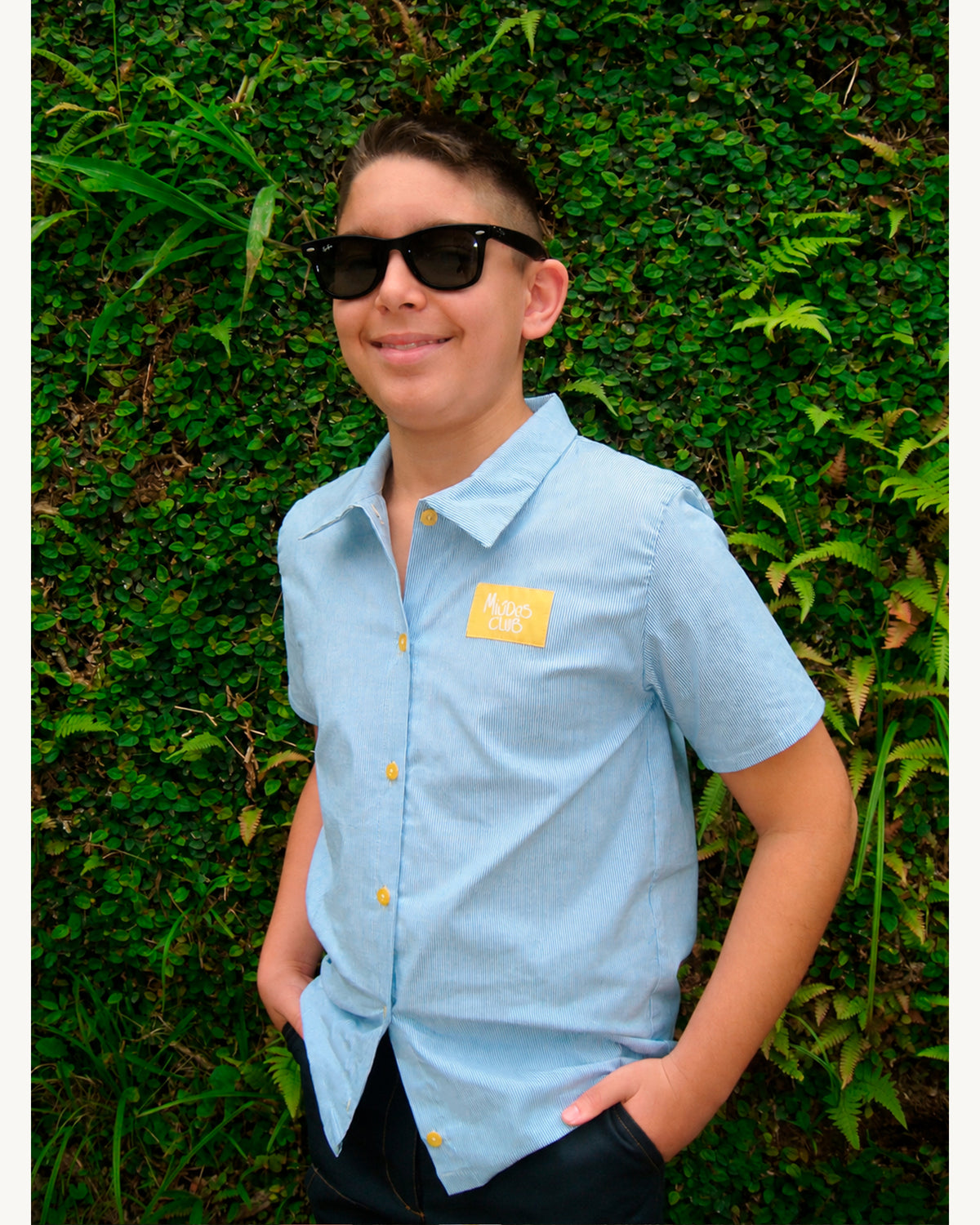 Miúdos Club — Camisa Listradinha — Foto de ensaio